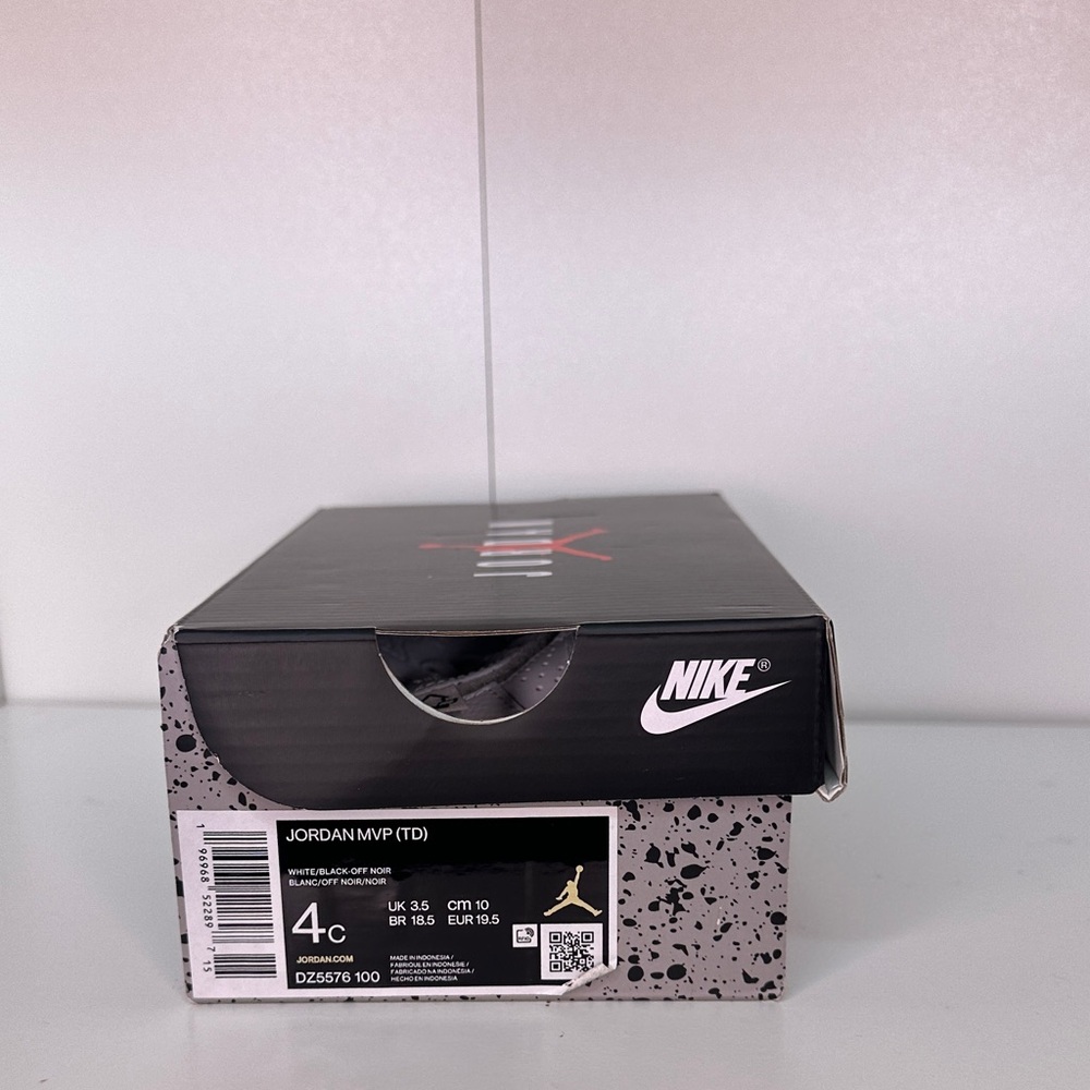 Nike Jordan MVP Toddler Sneakers - Black and White
